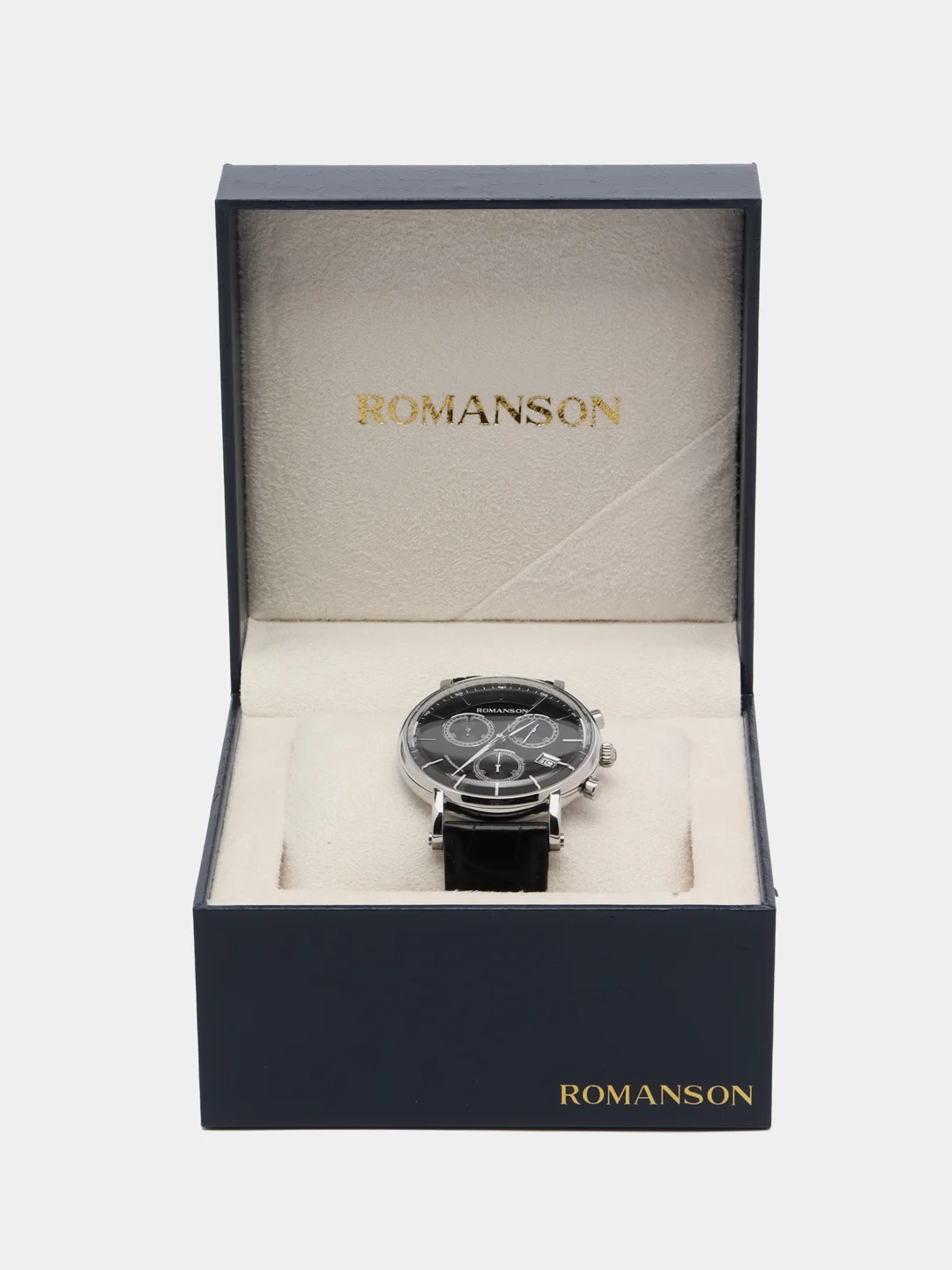 Угольный часы мужские Romanson