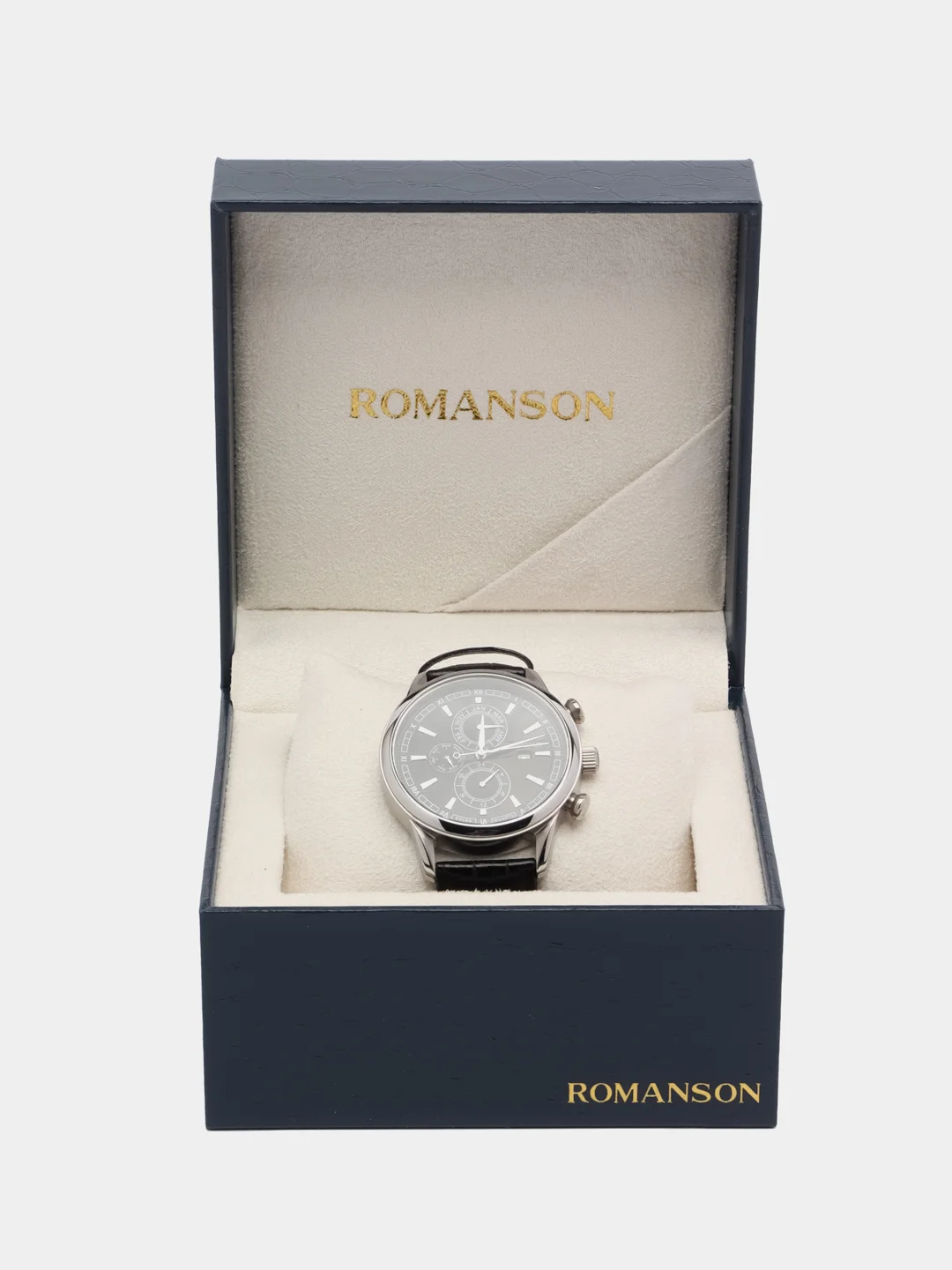 Черный часы мужские Romanson