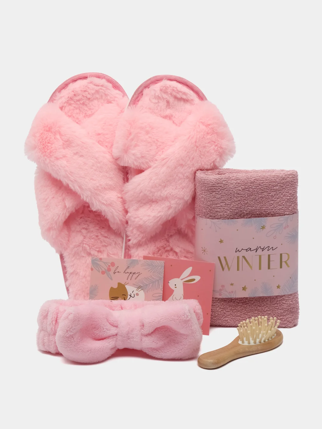 Розовый подарочный набор "Beauty-box", новогодний