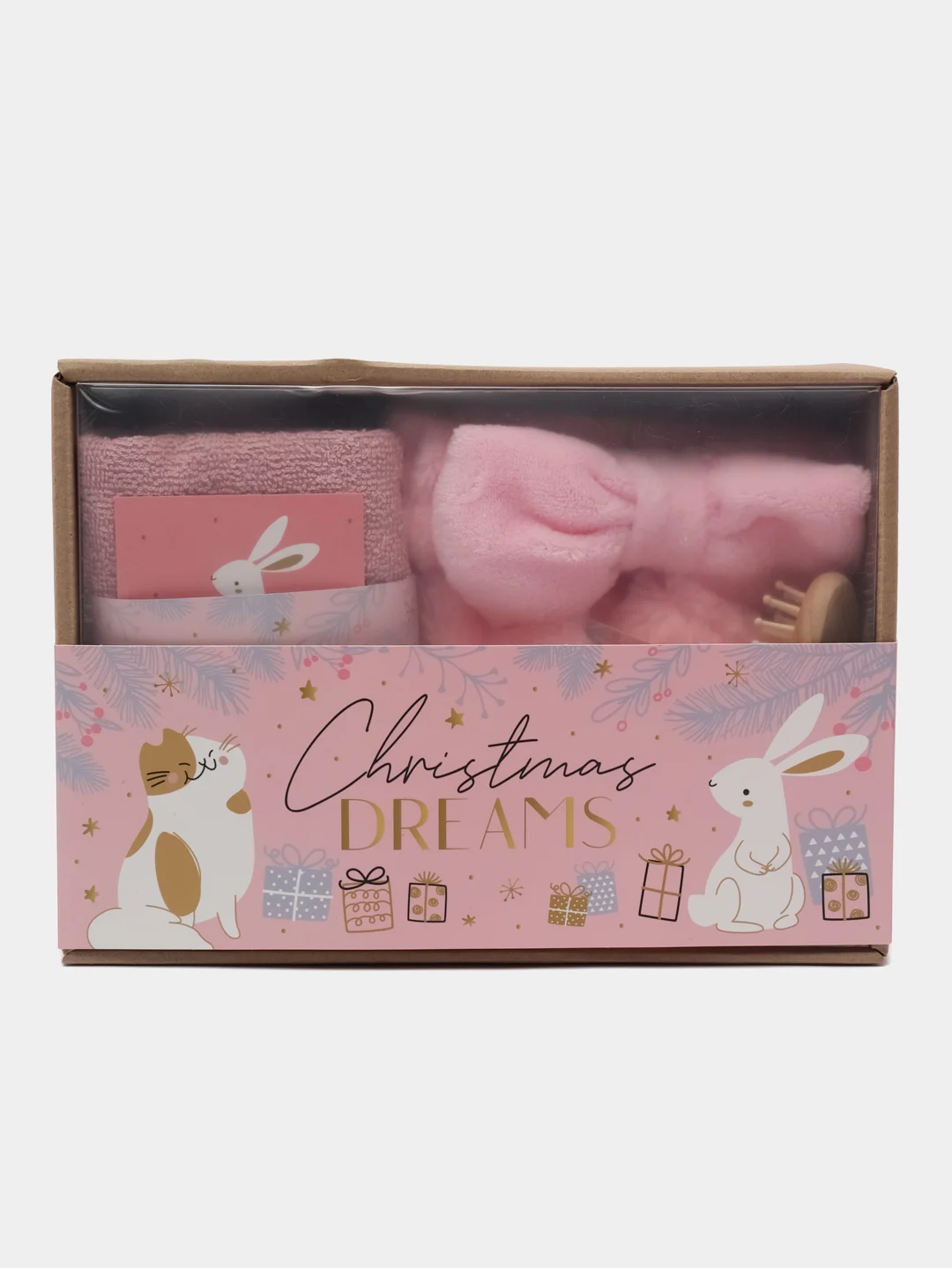 Розовый подарочный набор "Beauty-box", новогодний