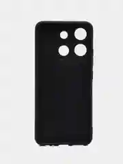Небесно-голубой силиконовый чехол для Infinix SMART 7 HD, с принтом, с рисунком (Инфиникс Смарт 7 ХД)