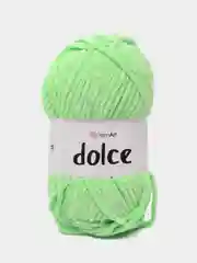 Салатовый пряжа плюшевая YarnArt Dolce (ЯрнАрт Долче)