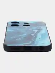 Тёмно-бирюзовый силиконовый чехол для Infinix SMART 7 HD, с принтом, с рисунком (Инфиникс Смарт 7 ХД)