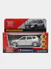 Серый машина RENAULT DUSTER, Технопарк, металл, 12 см