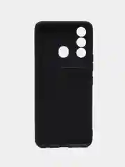 Белый силиконовый чехол для Itel Vision 3 PLUS, с принтом, с рисунком, Ител Вижен 3 Плюс