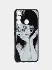 Белый силиконовый чехол для Itel Vision 3 PLUS, с принтом, с рисунком, Ител Вижен 3 Плюс