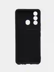 Оранжевый силиконовый чехол для Itel Vision 3 PLUS, с принтом, с рисунком, Ител Вижен 3 Плюс