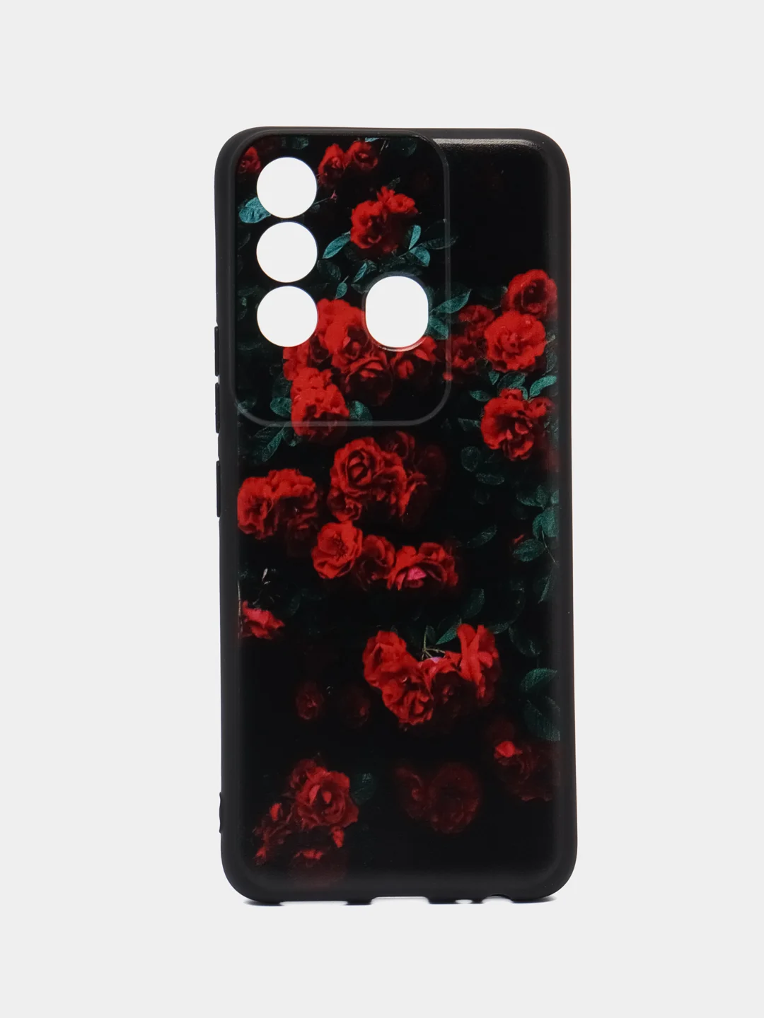 Оранжевый силиконовый чехол для Itel Vision 3 PLUS, с принтом, с рисунком, Ител Вижен 3 Плюс