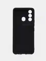 Серый металлик силиконовый чехол для Itel Vision 3 PLUS, с принтом, с рисунком, Ител Вижен 3 Плюс