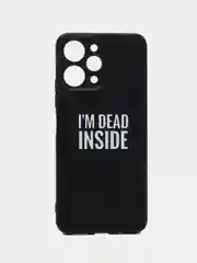 Небесно-голубой чехол для Xiaomi Redmi 12 (Сяоми Редми 12), с принтом
