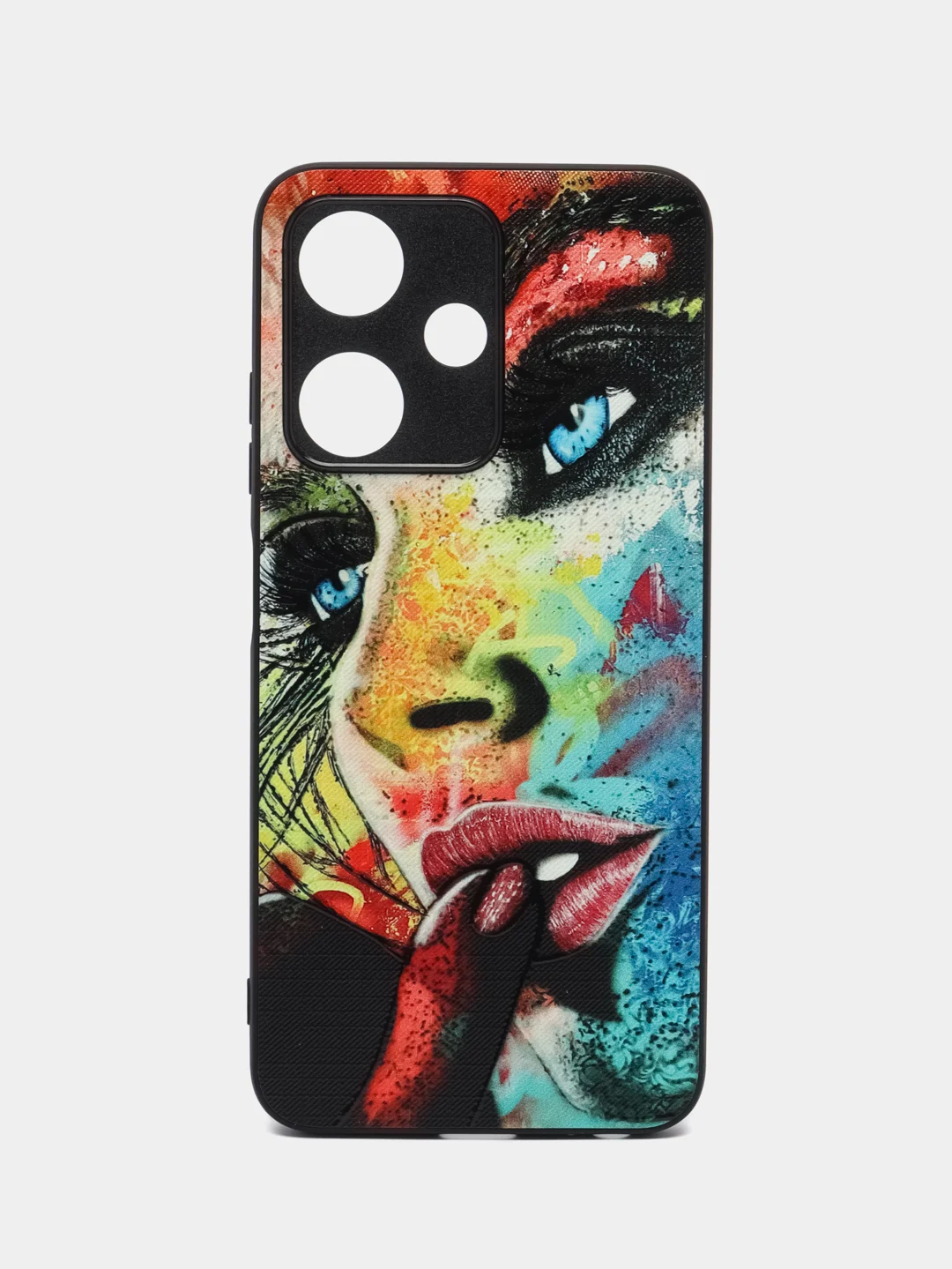 Разноцветный чехол с рисунком на Infinix Hot 30i (Инфиникс Хот 30i)