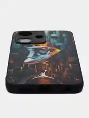 Хаки чехол с рисунком на Infinix Hot 30i (Инфиникс Хот 30i)
