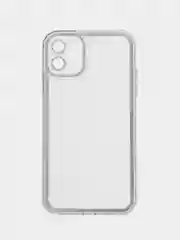 Прозрачный чехол на iPhone 11, 12, 13, 14, 15 / Pro Max, на Айфон, блестящий, силиконовый
