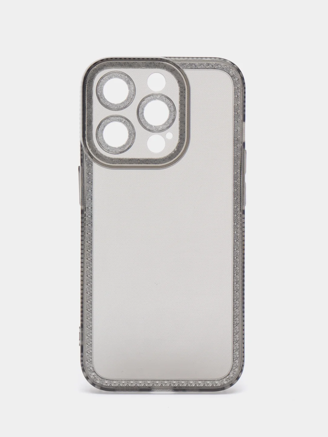 Фиолетовый чехол на iPhone 11, 12, 13, 14, 15 / Pro Max, на Айфон, блестящий, силиконовый