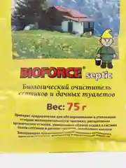 Комплект бактерий для септиков и дачных туалетов BIOFORCE Septic 75 г, в компл. 3 шт