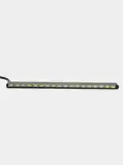 Черный new Galaxy Дневные ходовые огни, LED 18 шт, метал. корп., 192 мм, 12V, 2 шт