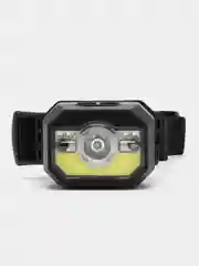 ЕРМАК фонарь на голову, сенсорный, XPE COB LED, 11 режимов, 1000мАч, USB кабель, 6 х 4,5 х 3 см, пластик