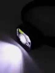 ЕРМАК фонарь на голову, сенсорный, XPE COB LED, 11 режимов, 1000мАч, USB кабель, 6 х 4,5 х 3 см, пластик