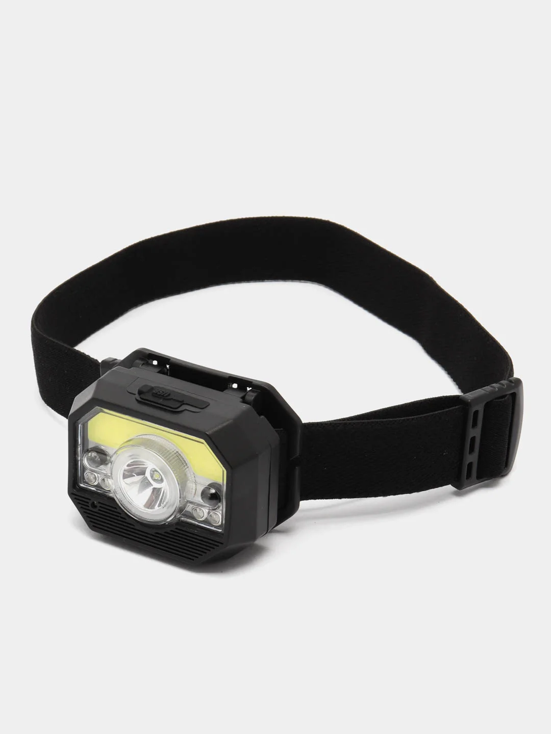 ЕРМАК фонарь на голову, сенсорный, XPE COB LED, 11 режимов, 1000мАч, USB кабель, 6 х 4,5 х 3 см, пластик