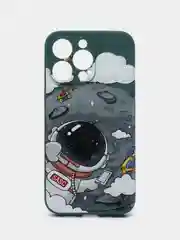Тёмно-зелёный чехол для iPhone 11, 12, 13, 12 13 14 Pro, 13 14 Pro Max, XR, X/XS, 7 8 SE с принтом