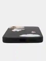 Черный чехол для iPhone 11, 12, 13, 12 13 14 Pro, 13 14 Pro Max, XR, X/XS, 7 8 SE с принтом