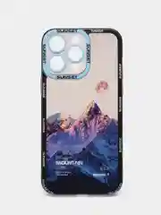 Индиго чехол для iPhone 11, 12, 13, 12 / 13 / 14 Pro, X/XS, XR, 7/8/SE, 13/14 Pro Max, с принтом