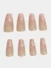 Конфетный накладные ногти с дизайном, много видов