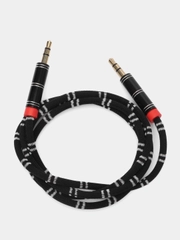 Кабель аудио Aux, Jack 3,5 мм - Jack 3,5 мм, 1 метр