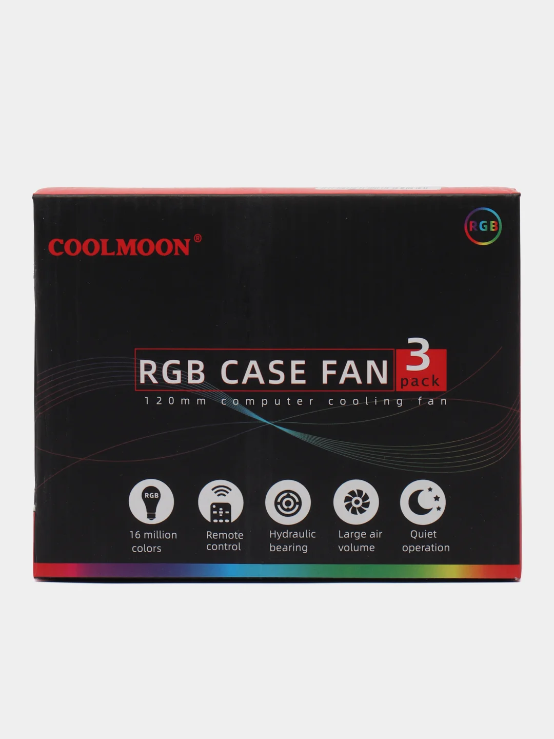 Алый coolmoon ARGB вентиляторы для ПК, с подсветкой