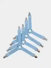 Голубой держатель для простыни , фиксатор для простыни комплект 4 шт, резинка для простыни