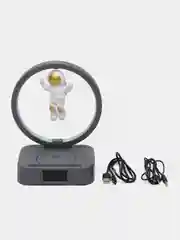 Серый умная колонка RGB Y-558 "Астронавт"