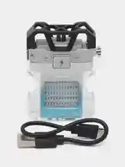 Голубой зажигалка для сигарет электронная, импульсная, с фонариком и USB