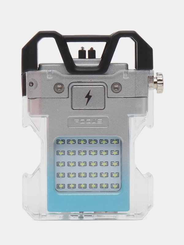 Зажигалка для сигарет электронная, импульсная, с фонариком и USB
