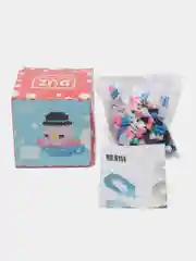 Горчичный 3d конструкторы из мини блоков, конструктор, аниме