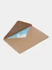 Зеленый набор открыток в крафтовом конверте, 10*15 см, на рождение, для гендерпати