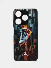 Хаки чехол с рисунком на Tecno Spark 10 и Tecno Spark 10C (Текно Спарк 10 и Текно Спарк 10С)