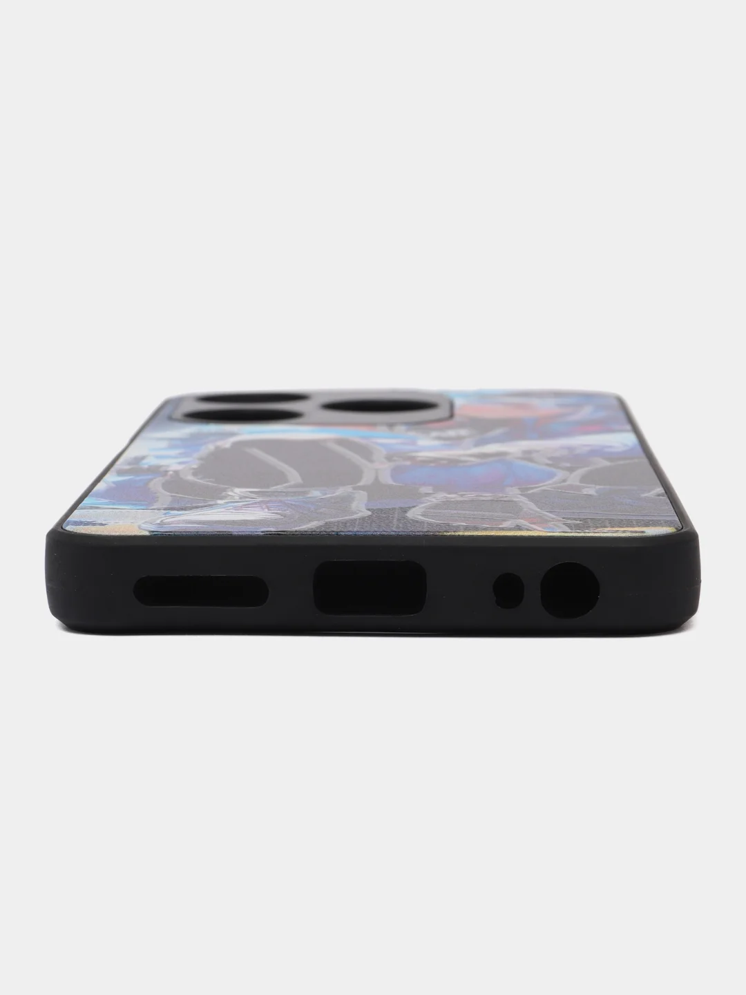Индиго чехол с рисунком на Tecno Spark 10 и Tecno Spark 10C (Текно Спарк 10 и Текно Спарк 10С)