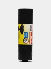 Мешки для мусора Laima Ultra, 120 л, черные, 20 штук, сверхпрочные, ПСД 60 мкм, 70*110 см