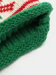 Белый костюм для бутылки, новогодний