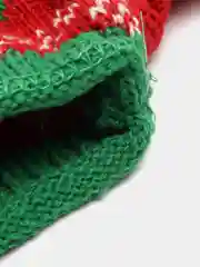 Белый костюм для бутылки, новогодний