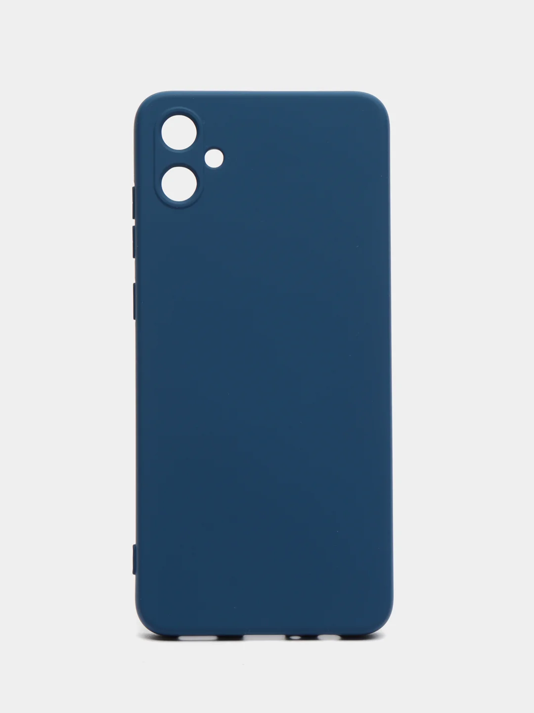 Синий чехол Silicone Cover для Samsung Galaxy A05 (Самсунг Галакси А05), силиконовый