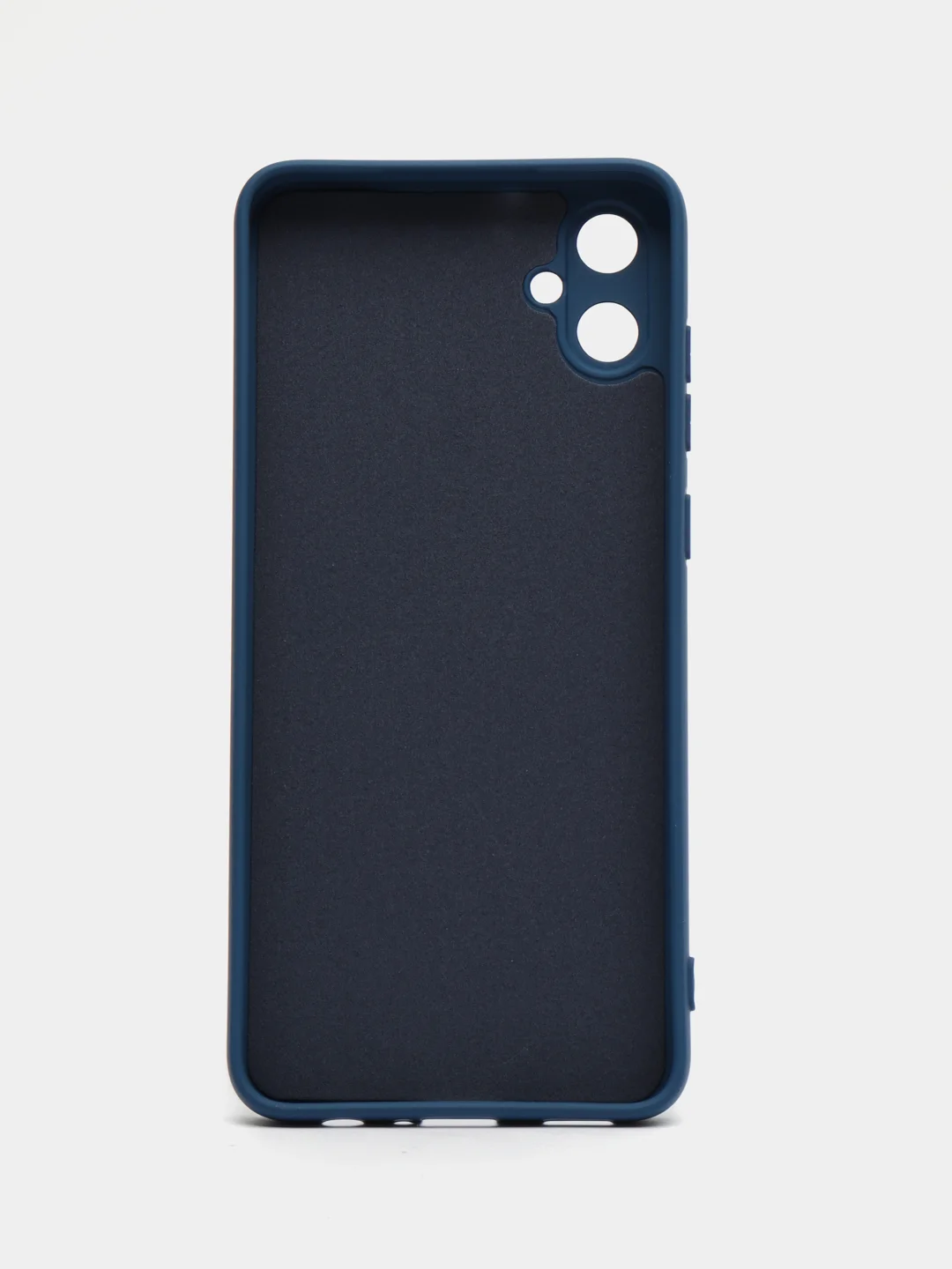 Синий чехол Silicone Cover для Samsung Galaxy A05 (Самсунг Галакси А05), силиконовый