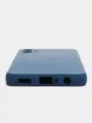 Синий чехол Silicone Cover для Samsung Galaxy A05 (Самсунг Галакси А05), силиконовый