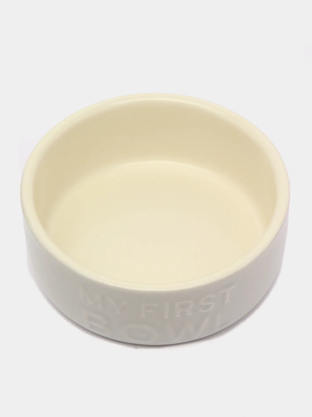 Миска керамическая для собак и кошек SCRUFFS "My First Bowl", серая, 13х13х5 см, 400 мл