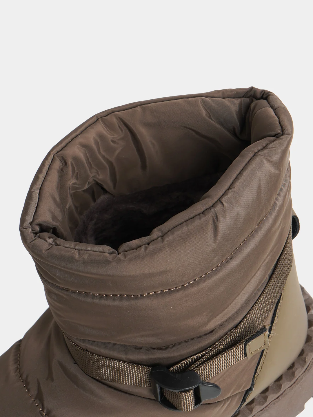Коричневый дутики женские, угги, зимние, 36-41