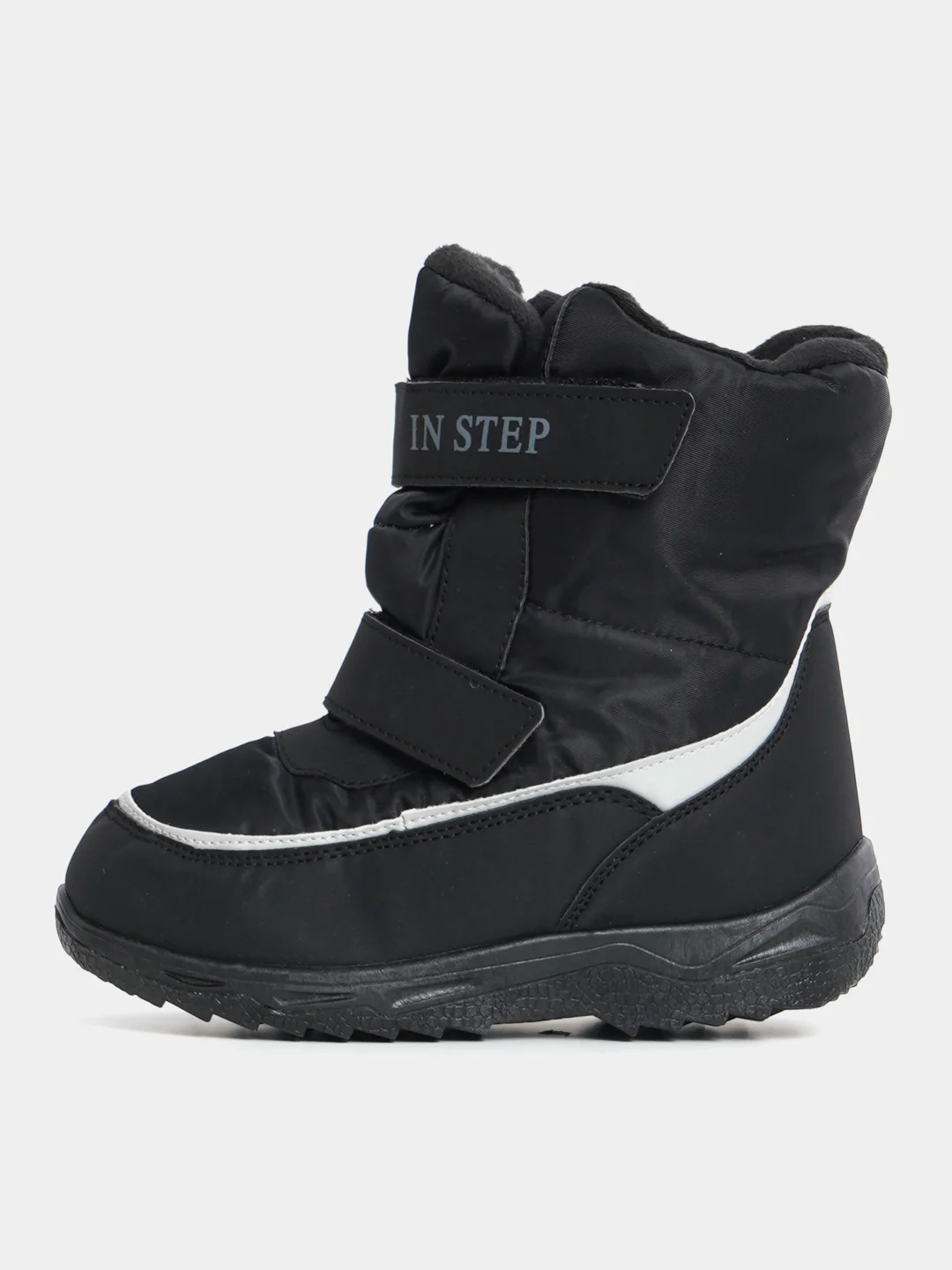 Черный детские зимние сапоги In Step, унисекс, размеры 28-35