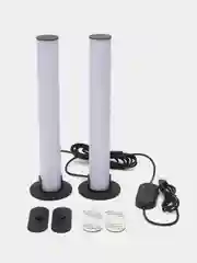 Белый светодиодный LED светильник, настольная неоновая лампа, RGB, USB, 2 шт