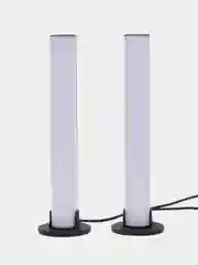 Белый светодиодный LED светильник, настольная неоновая лампа, RGB, USB, 2 шт