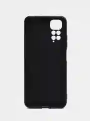 Тёмно-бордовый силиконовый чехол для Xiaomi Redmi Note 11 4G / 11S 4G / 11S NFC 4G, с принтом