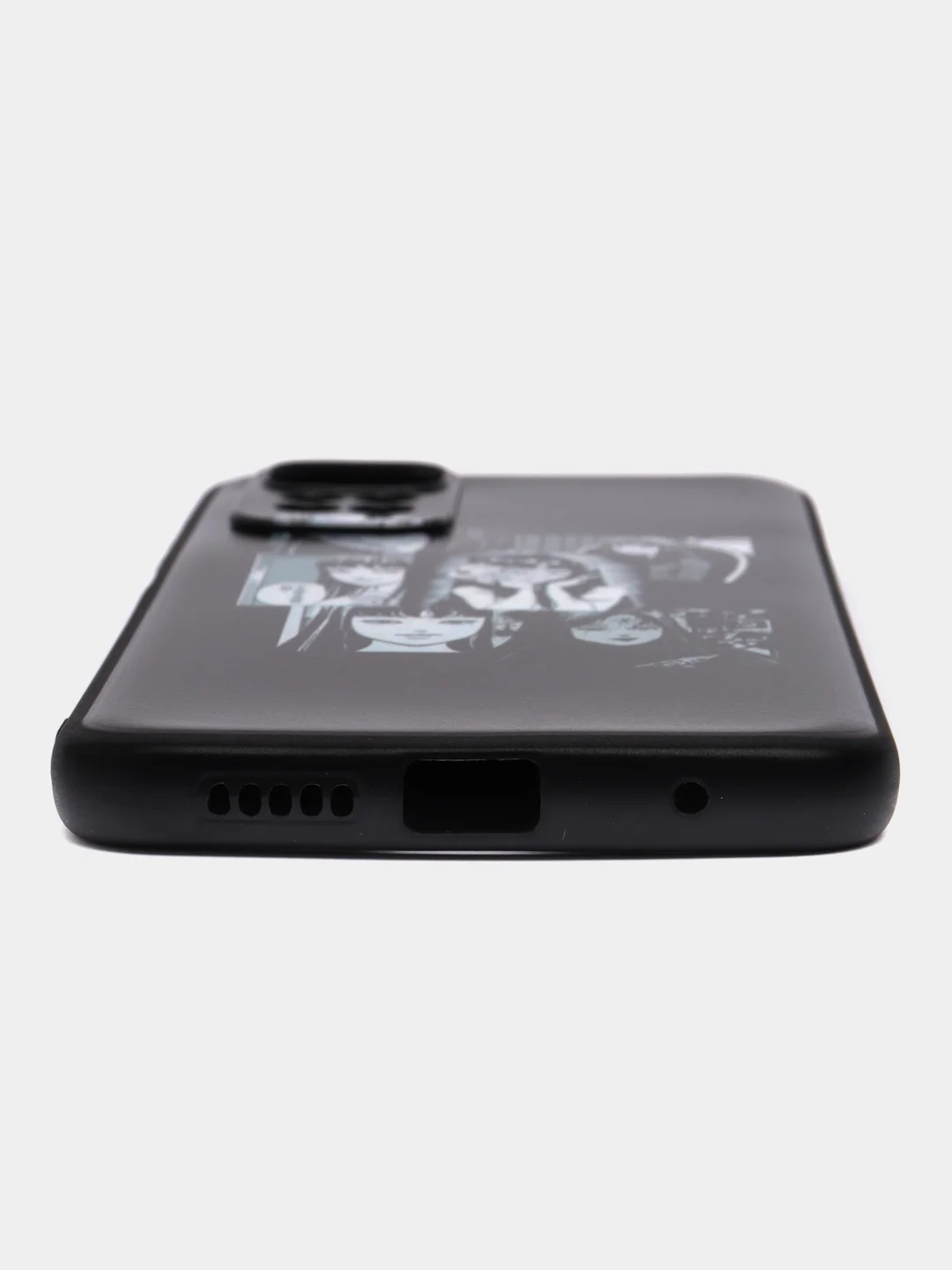 Угольный силиконовый чехол для Xiaomi Redmi Note 11 4G / 11S 4G / 11S NFC 4G, с принтом